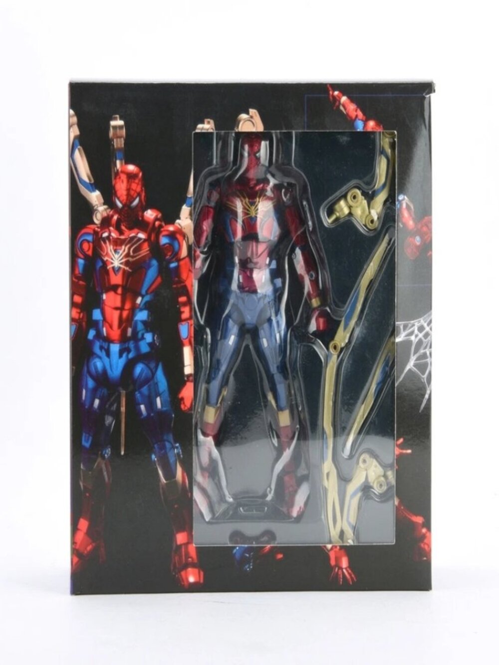 Marvel Fighting Armor Iron Spider-Man 6" Action Figure Toys w/Accessories - Picture 6 of 7